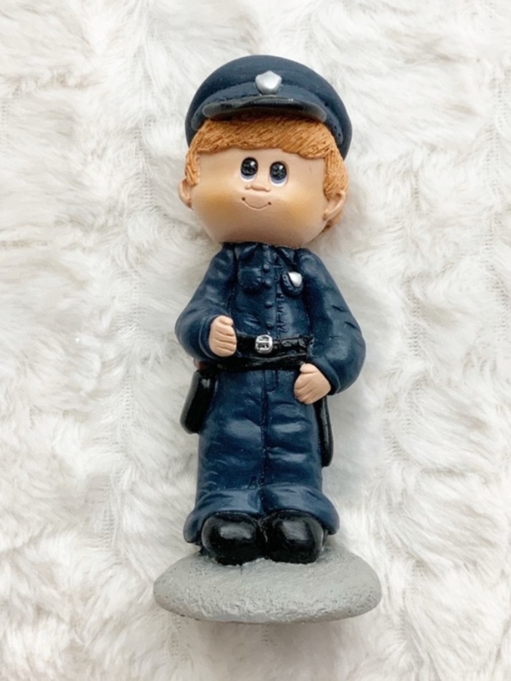 Vintage Shelby Ltd Little Blessings Wannabe Policeman Figure In Box Whimsy